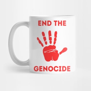 End The Genocide Free Palestine Mug